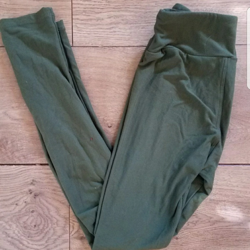 Olive Lularoe Tween Leggings